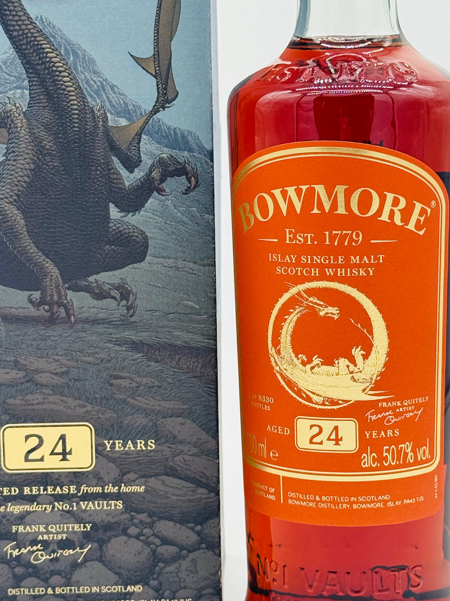 BOWMORE 24年 ドラゴンの巣 700ml Bowmore 24 Year Old - Frank Quitely - The Dragon's Prey (700ml