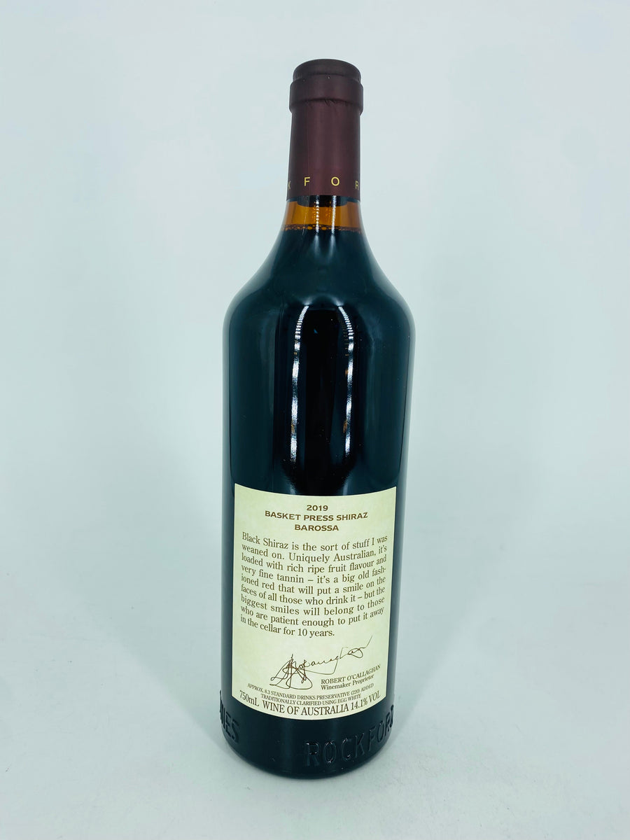 Rockford Basket Press Shiraz 2019 (750ml) Whisky Trade