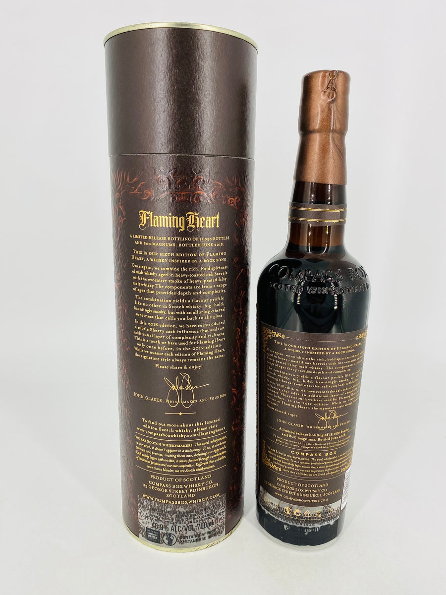 Compass Box Flaming Heart 2018 Limited Edition (700ml) Whisky Trade