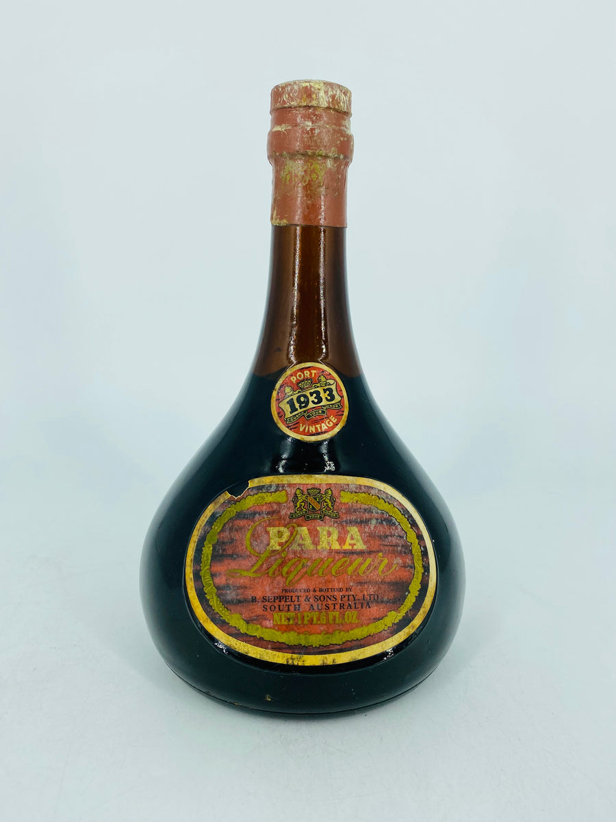 未開封レア！PARA Liquer ヴィンテージ 1939 Seppeltsfield 'Para Liqueur' Vintage Tawny, Barossa