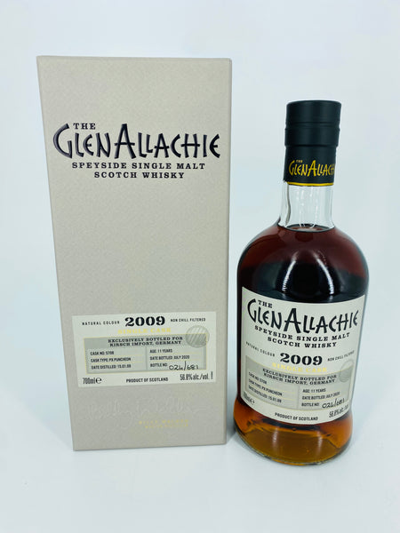 GlenAllachie Single Cask Kirsch Import, Germany 2009 11YO PX Puncheon (700ml)