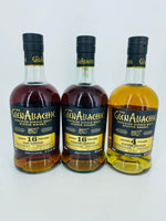 GlenAllachie Billy Walker 50th Anniversary Editions (3 x 700ml)