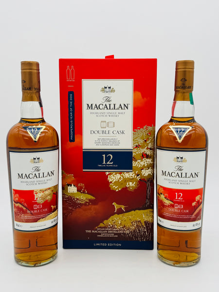 Macallan 12 Year Old Double Cask - Year of the Dog (2 x 700ml)