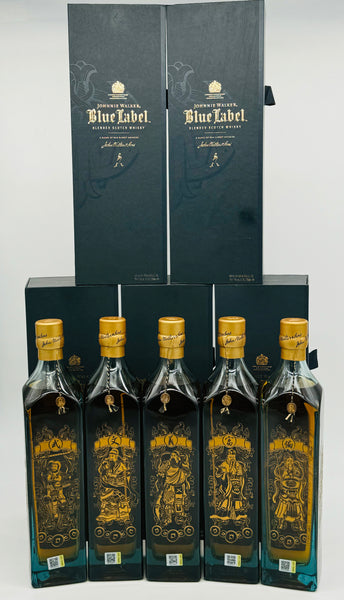 Johnnie Walker Blue Label Gods of Wealth Collection (5x750ml)