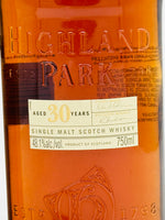 Highland Park 30 Year Old / 48.1% (750ml) - old version