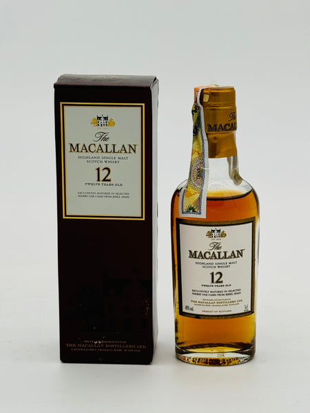 Macallan 12 Year Old Miniatures (50ml)