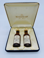 Macallan 18 Year Old 1972 and 12 Year Old Miniatures in gift set (2 x 50ml)