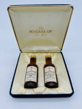 Macallan 18 Year Old 1972 and 12 Year Old Miniatures in gift set (2 x 50ml)