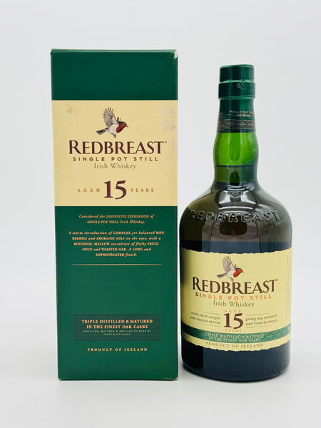 Redbreast 15 Year Old Single Pot Still Irish Whiskey (700ml)