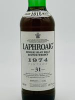 Laphroaig 1974 Sherry Casks 31 Year Old without box (700ml)