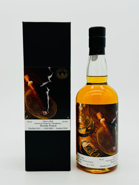 Chichibu 2013 Heavily Peated Single Bourbon Cask #2669 / Takashimaya (700ml)