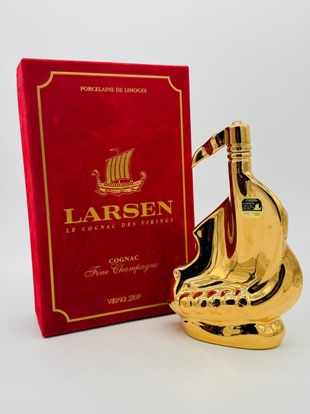 Limoges Porcelain Viking Ship Cognac Decanter (700ml)