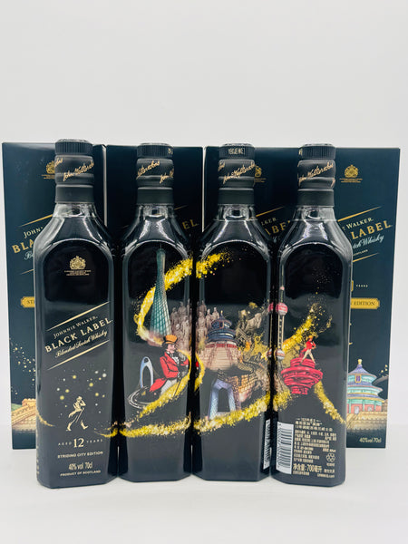 Johnnie Walker Black Label 12 Year Old Striding City (4*700ml)