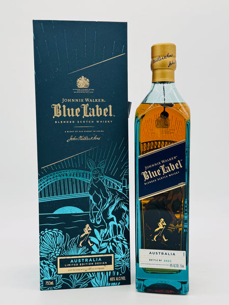 Johnnie Walker Blue Label Australia Limited Edition Bottle# 0065 (750ml)