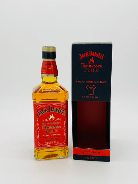 Jack Daniel's Tennessee Fire With Gift Box T-shirt (700ml)