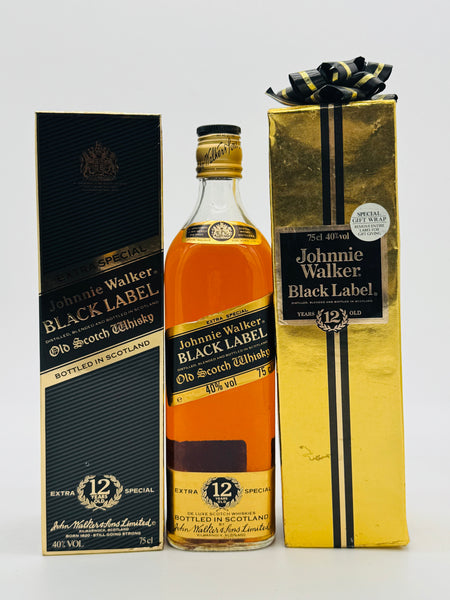 Johnnie Walker Black Label 12 Gift Wrap (750ml)
