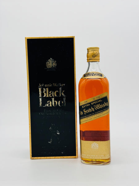 Johnnie Walker Black Label 12 Year Old Gift box 1970s (760ml)