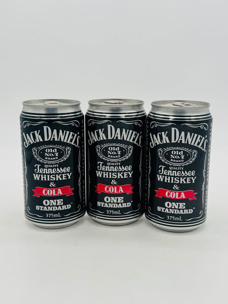 Jack Daniels Cola Can (3*375ml)