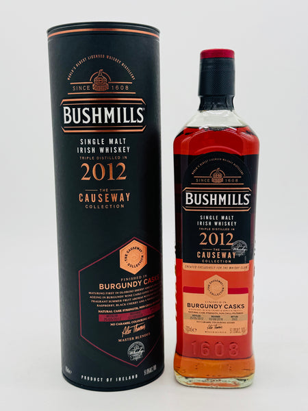 Bushmills 2012 Burgundy Cask Irish Single Malt Whiskey (700ml)
