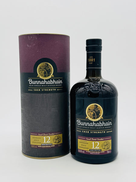 Bunnahabhain 12 Year Old Cask Strength (700ml)