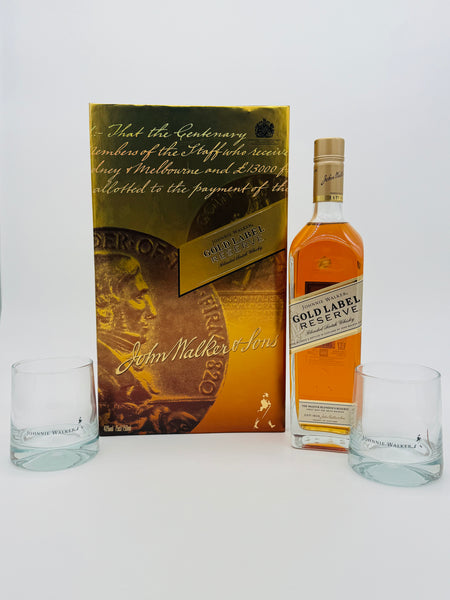 Johnnie Walker Gold Label Reserve Gift Pack (750ml)