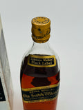 Johnnie Walker Black Label 1960s square bottle 1 Pint 6 Fl Oz