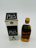 Johnnie Walker Black Label 1960s square bottle 1 Pint 6 Fl Oz