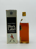 Johnnie Walker Black Label 1960s square bottle 1 Pint 6 Fl Oz