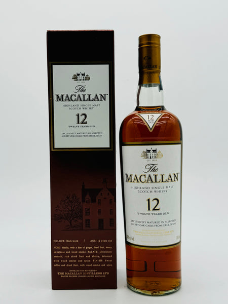 Macallan 12YO Sherry Oak Cask Pre-2018 US edition 43% (750ml)