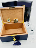 Johnnie Walker 30Yo Eight treasures Limited Edition (750ml) + Free Cigar box + 2 Hand cut Crystal Glasses
