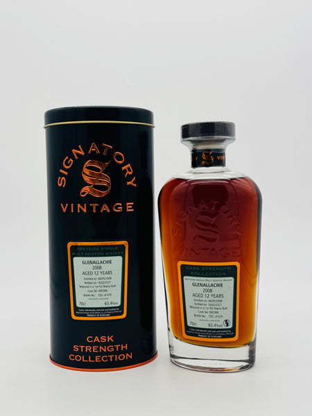 Glenallachie 2008 Aged 12 Years Single Malt Scotch Whisky – Signatory Vintage (700ml)