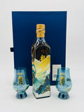 Blue Label Azure Dragon with 2 Glencairns (500ml)