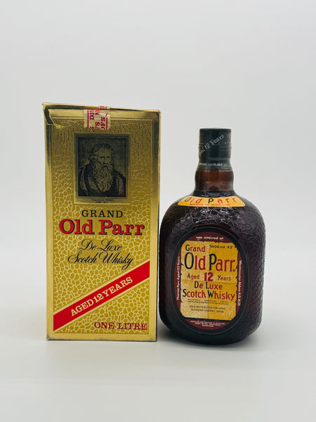 Old Parr 12 years old De Luxe Scotch Whisky "Old Version" (1000ml)