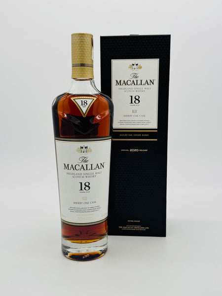 Macallan 18 Year Old Sherry Oak 2020 Release (700ml) #4