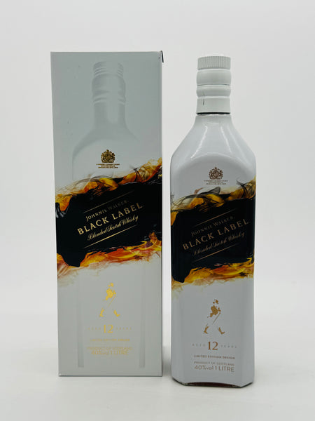 Johnnie Walker Black Label 12 Year Old Limited Edition/ Mattia Biagi (1000ml) White