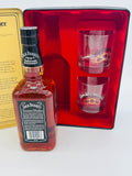 Jack Daniel's No 7 Tin Gift Box Set 2 Glasses (700ml)