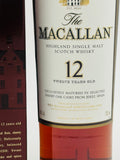 Macallan 12YO Sherry Oak Cask Pre-2018 (700ml)