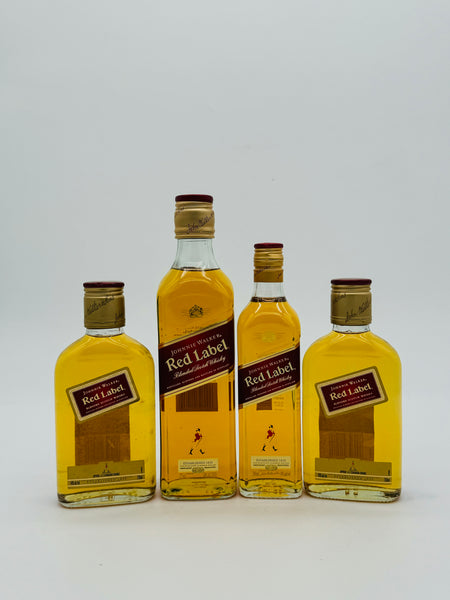 Johnnie Walker Red Label (200ml, 200ml, 375ml, 200ml)