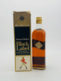 Johnnie Walker Black Label 1960s square bottle 1 Pint 6 Fl Oz (650ml)
