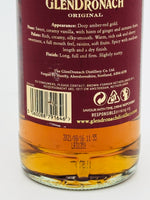 Glendronach Original 12 Year Old Single Malt Scotch Whisky (700ml)