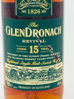 Glendronach Revival 15 Year Old 100% Sherry Matured Single Malt Scotch Whisky (700ml)