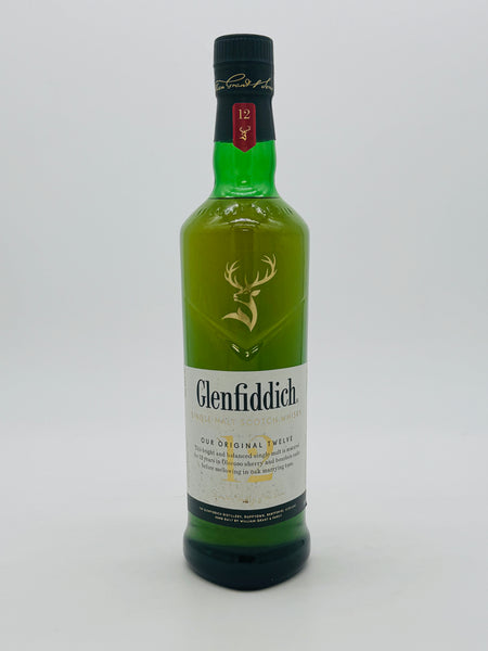 Glenfiddich 12 Year Old Single Malt Scotch Whisky (700ml)