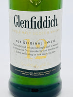 Glenfiddich 12 Year Old Single Malt Scotch Whisky (700ml)