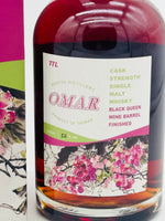 Omar Black-Queen Wine Barrel Cask Strength Single Malt whisky (700ml)