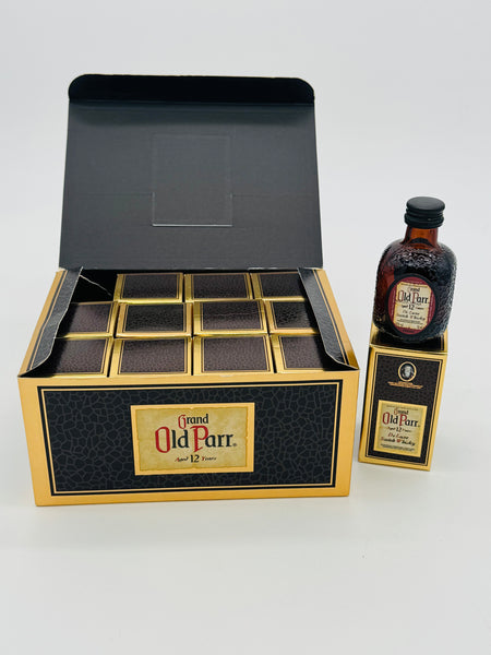 Box of Grand Old Parr 12 Years old (12*50ml)