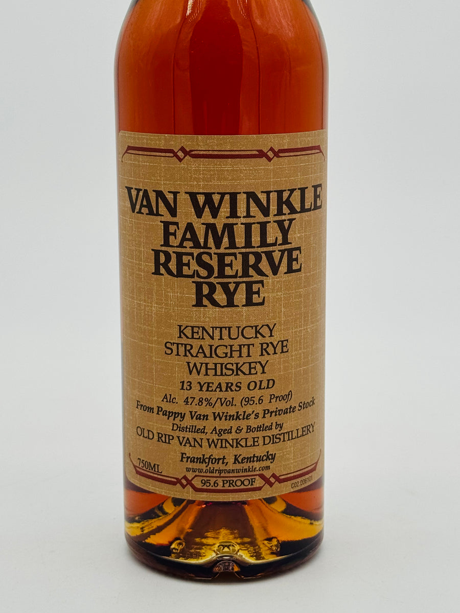 Pappy Van Winkle 13 Year Old Family Reserve Rye / 2023 (750ml) – Whisky ...