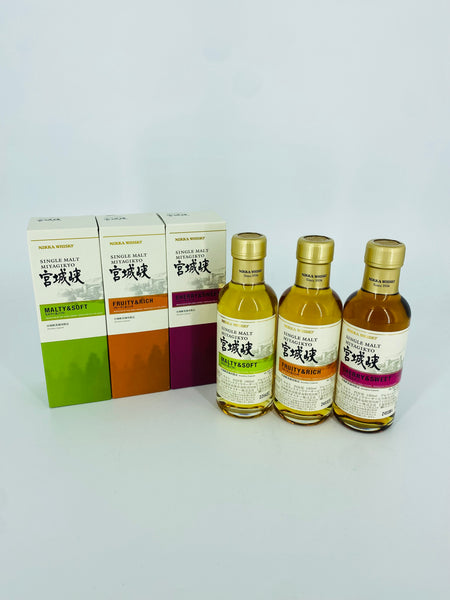 Nikka Single Malt Miyagikyo Set (3 x 180ml)