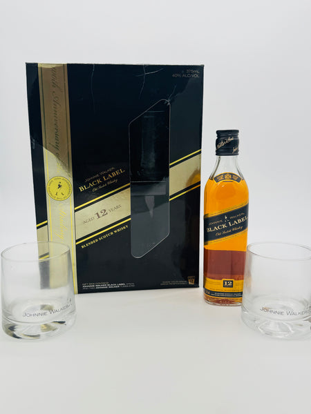 Johnnie Walker Black Label 12 Year Old Gift Set Extra Special (375ml)
