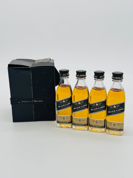 Black label 12 Miniature gift set (4 x 50ml)