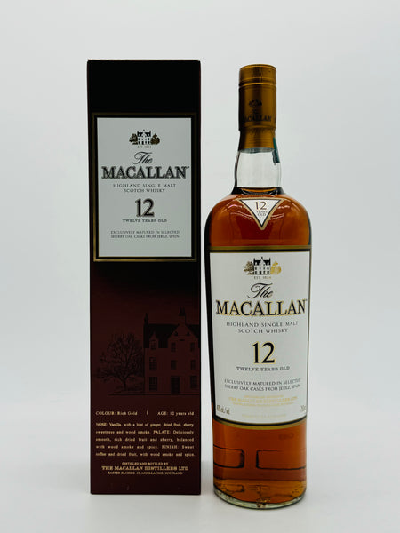 Macallan 12YO Sherry Oak Cask Pre-2018 US edition 43% (750ml)